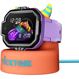 image:imageTickTalk 5 Cellular Kids Smart Watch TMobiles Network with GPS Tracker amp Video Calling and Power Base Bundle  with Free Parent Apps  for Ages 3