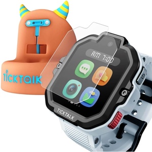 image:imageTickTalk 5 Cellular Kids Smart Watch ATampTs Network with GPS Tracker amp Video Calling Power Base and Tempered Glass Screen Protectors 2 per Pack Bundle  Smart Watch for Kids with Parent Apps